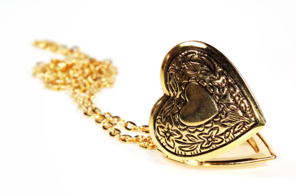 Golden Heart Locket